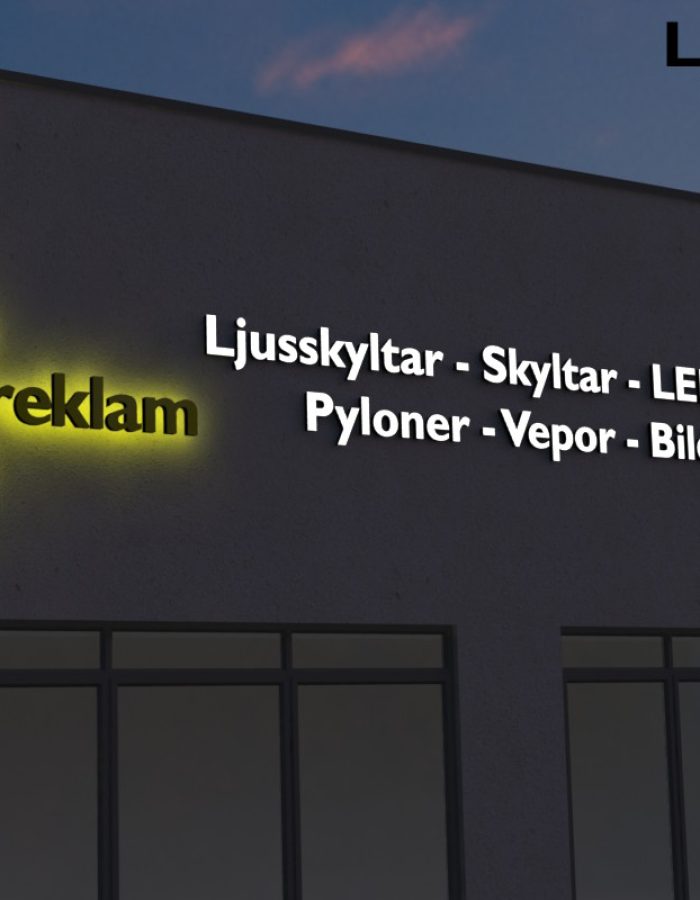 ljusskyltar